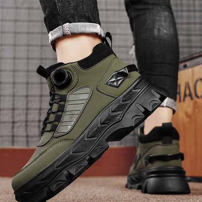 TrailRetro – Retro-geïnspireerde, robuuste enkellaarsjes voor heren