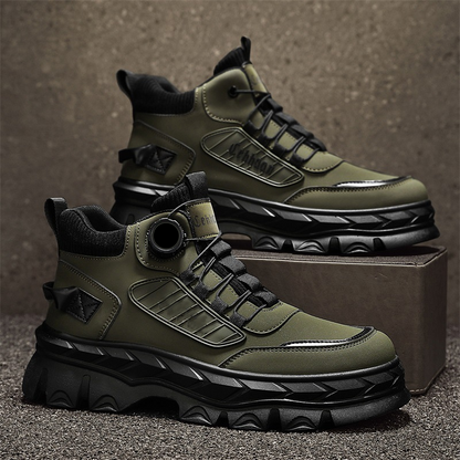 TrailRetro – Retro-geïnspireerde, robuuste enkellaarsjes voor heren