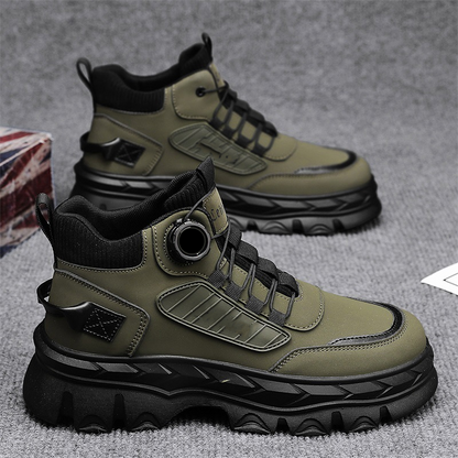 TrailRetro – Retro-geïnspireerde, robuuste enkellaarsjes voor heren