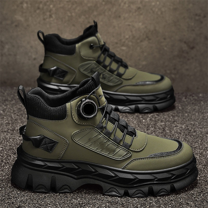 TrailRetro – Retro-geïnspireerde, robuuste enkellaarsjes voor heren