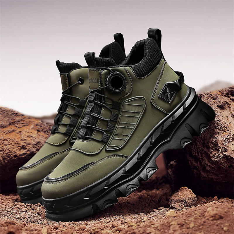 TrailRetro – Retro-geïnspireerde, robuuste enkellaarsjes voor heren