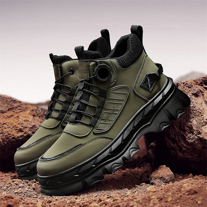 TrailRetro – Retro-geïnspireerde, robuuste enkellaarsjes voor heren