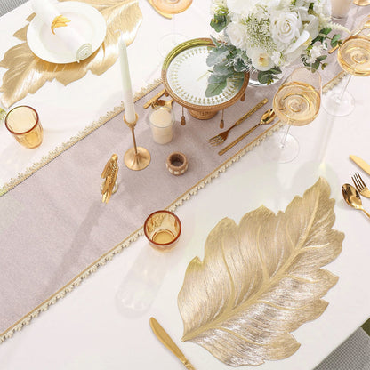 GoldLux – Hittebestendige 3D goudfolie placemats | 1+1 GRATIS