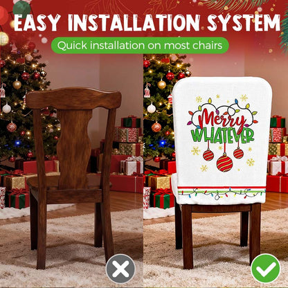 FestivaHome – Set van 6 kerststoelhoezen