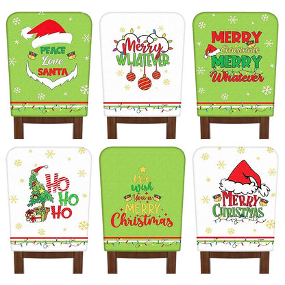 FestivaHome – Set van 6 kerststoelhoezen