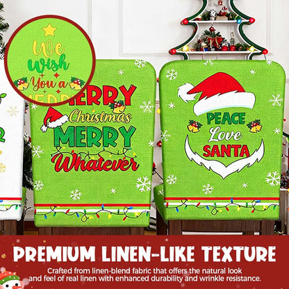 FestivaHome – Set van 6 kerststoelhoezen