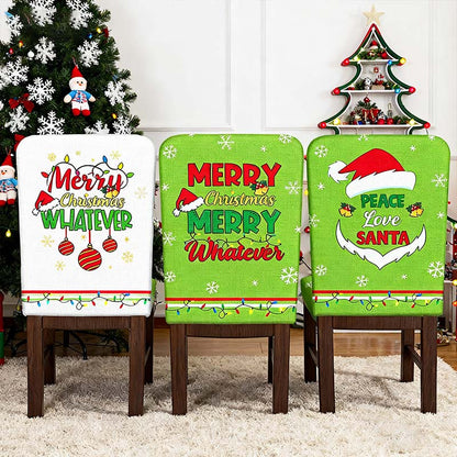 FestivaHome – Set van 6 kerststoelhoezen
