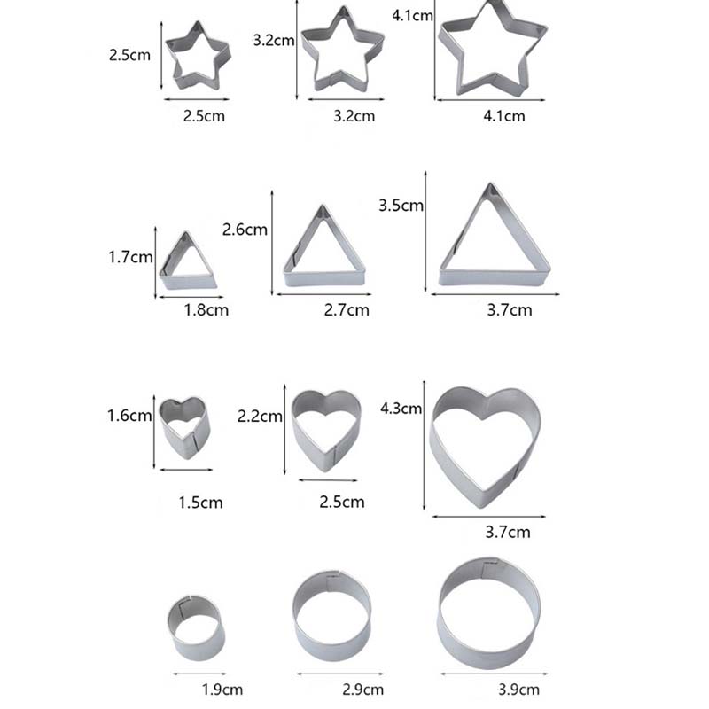 BakeJoy – 24-delige kerstkoekjesvormset van roestvrij staal
