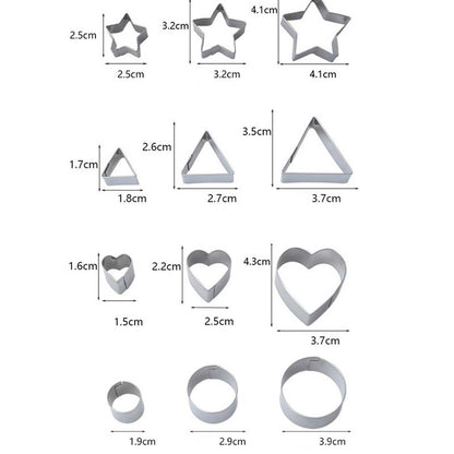 BakeJoy – 24-delige kerstkoekjesvormset van roestvrij staal