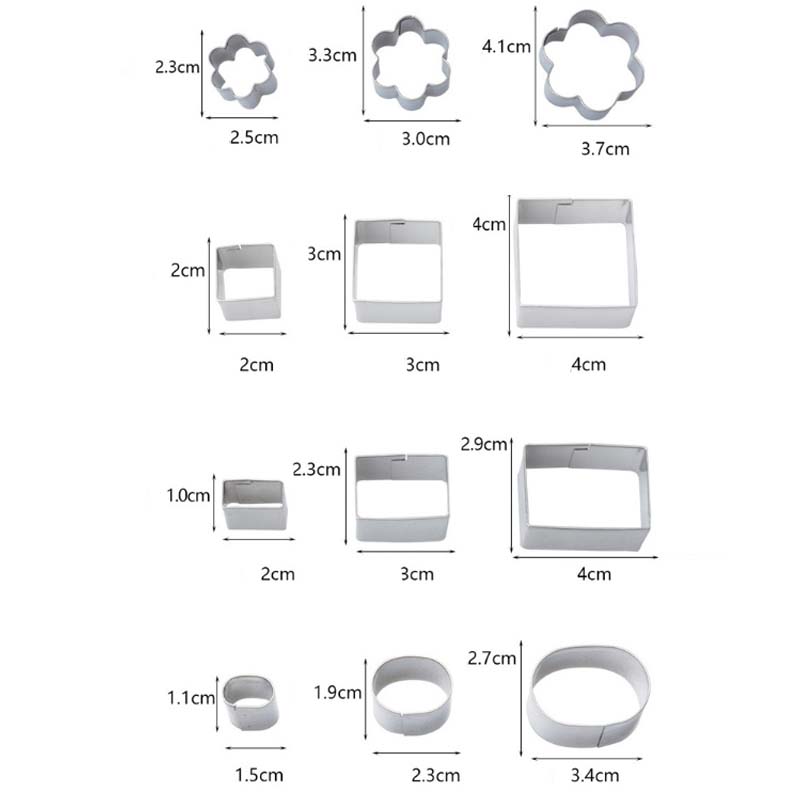 BakeJoy – 24-delige kerstkoekjesvormset van roestvrij staal
