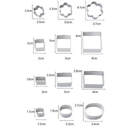 BakeJoy – 24-delige kerstkoekjesvormset van roestvrij staal