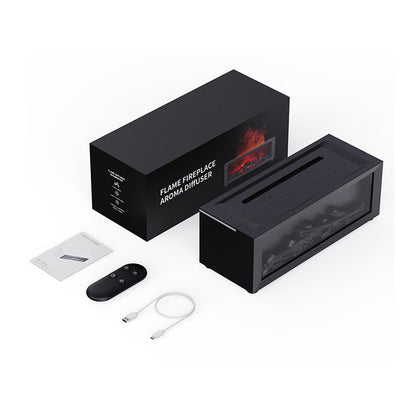 FireGlow – Vlamverspreider en luchtbevochtiger voor open haarden met afstandsbediening