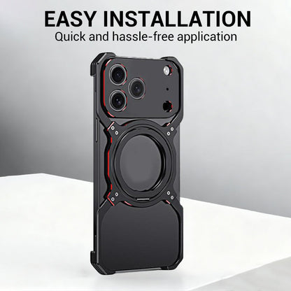 Techmate – Frameloze telefoonhoes met ringstandaard