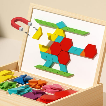MagniPlay – Magnetisch houten puzzelspel | 50% KORTING