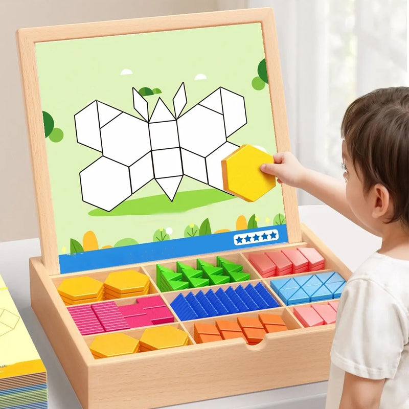 MagniPlay – Magnetisch houten puzzelspel | 50% KORTING