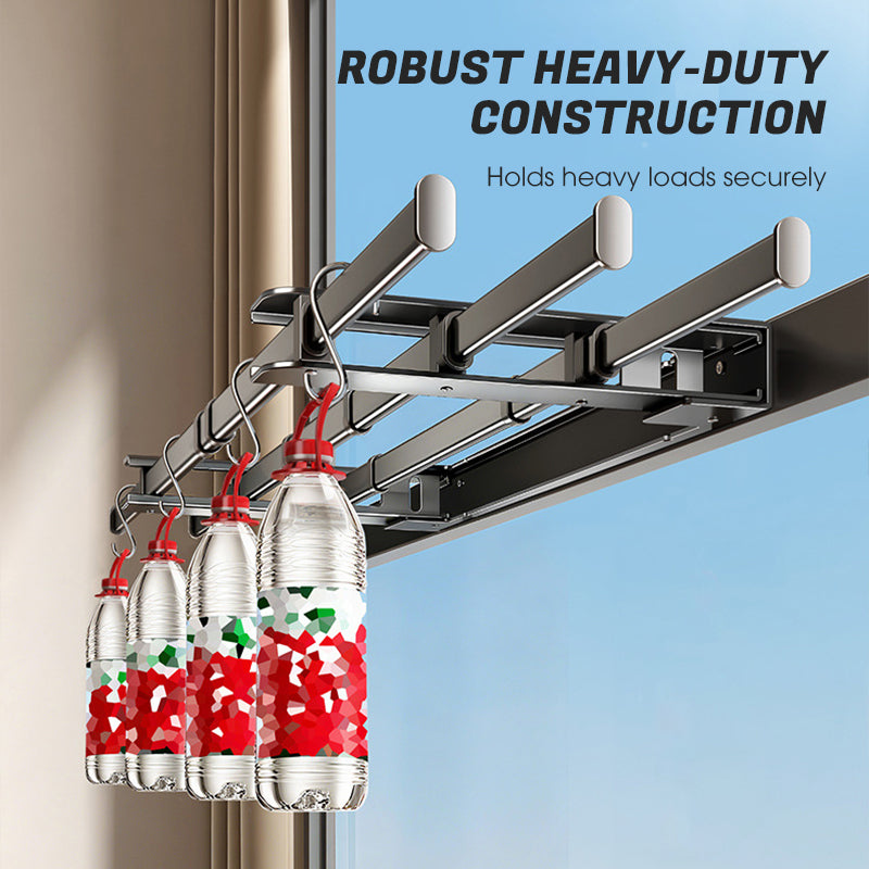 Homeplus – Opvouwbaar droogrek voor aan de muur | 50% KORTING