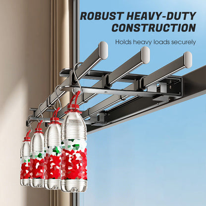 Homeplus – Opvouwbaar droogrek voor aan de muur | 50% KORTING