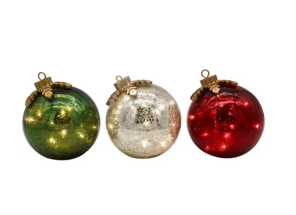 LumiGlobe – LED-kerstbal met timer