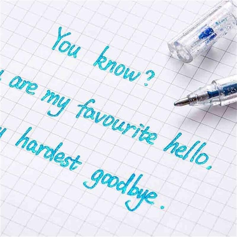 GleamArt – Duurzame Glitter Gelpennen 18 stuks | 50% KORTING