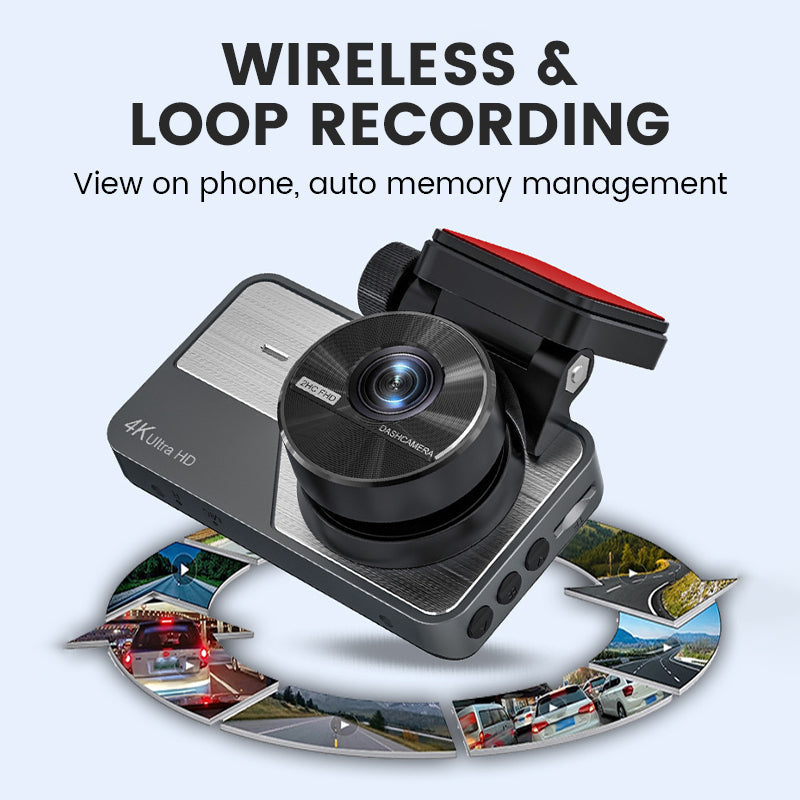 RoadView – 4K Ultra HD-autocamera met wifi