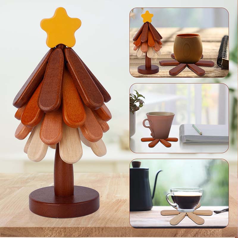 WoodTree – Houten onderzetters in boomvorm
