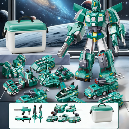 MagnaBot – 9-in-1 auto- en robotspeelset | 50% KORTING