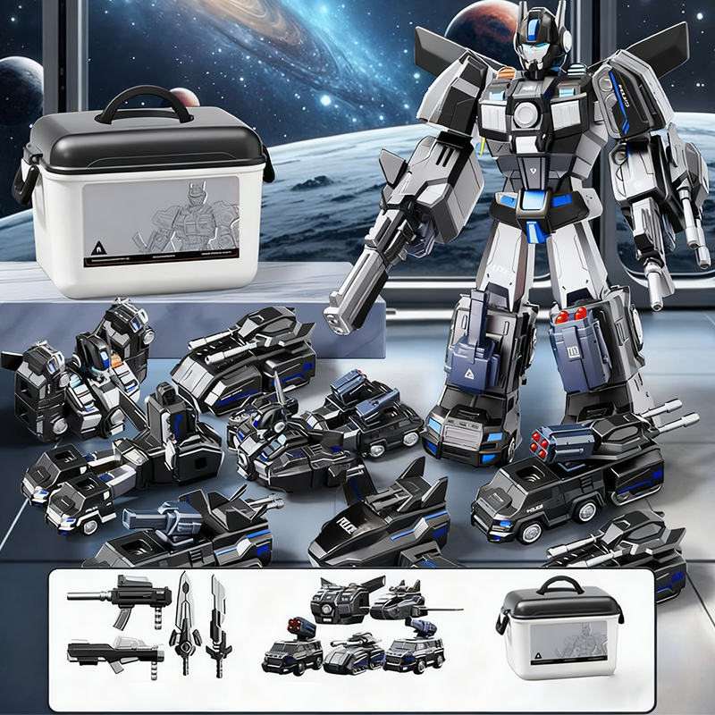 MagnaBot – 9-in-1 auto- en robotspeelset | 50% KORTING