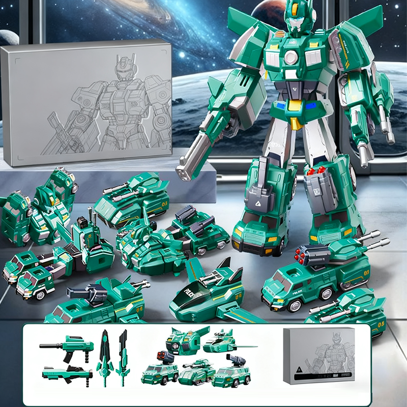 MagnaBot – 9-in-1 auto- en robotspeelset | 50% KORTING