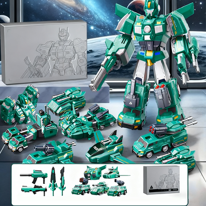 MagnaBot – 9-in-1 auto- en robotspeelset | 50% KORTING