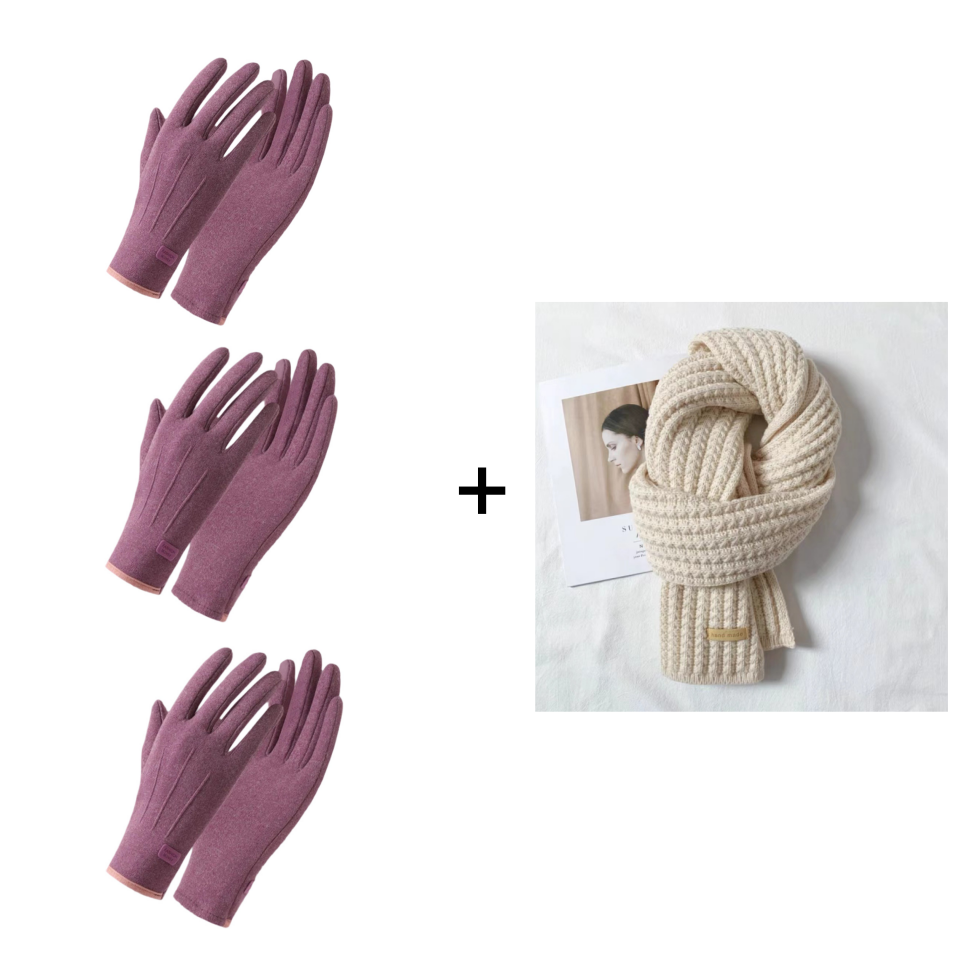 ThermoGrip – Touchscreen Winterhandschoenen | 1+1 GRATIS