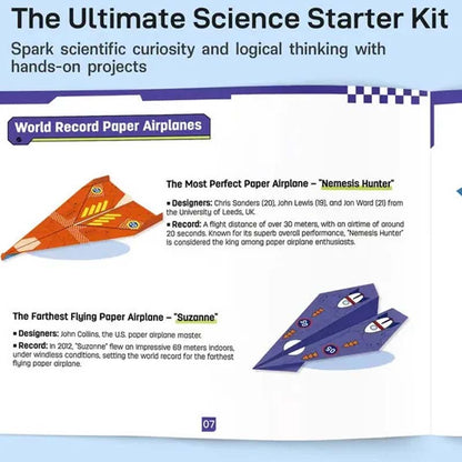 SkyCraft – Creatieve DIY papieren vliegtuigset (16 modellen)