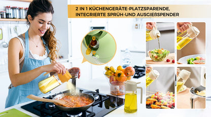 ClaraKitchen – 2-in-1 multifunctionele oliefles | 1+1 GRATIS