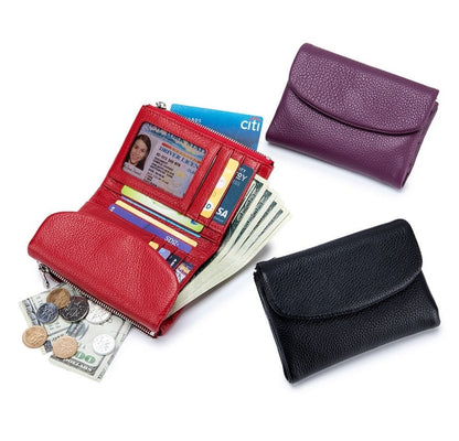 PebbleWallet – Elegante RFID-leren portemonnee | 50% KORTING