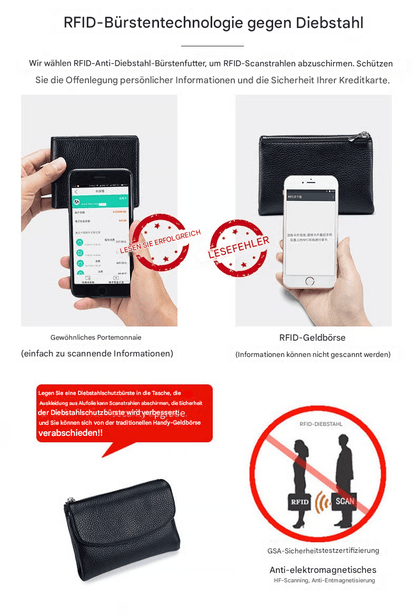 PebbleWallet – Elegante RFID-leren portemonnee | 50% KORTING
