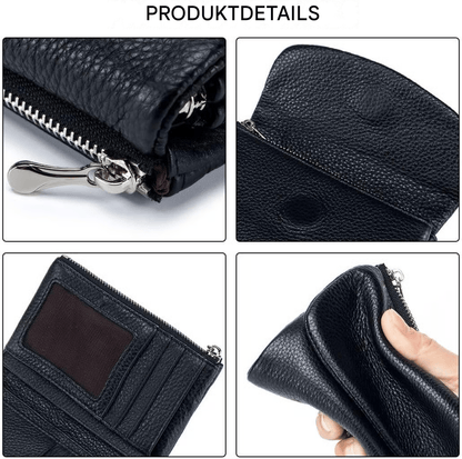 PebbleWallet – Elegante RFID-leren portemonnee | 50% KORTING