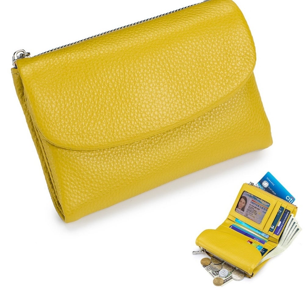 PebbleWallet – Elegante RFID-leren portemonnee | 50% KORTING