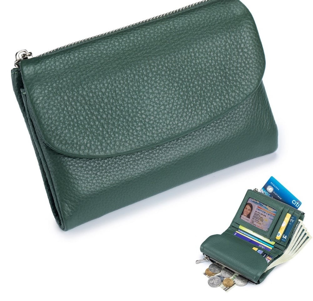 PebbleWallet – Elegante RFID-leren portemonnee | 50% KORTING
