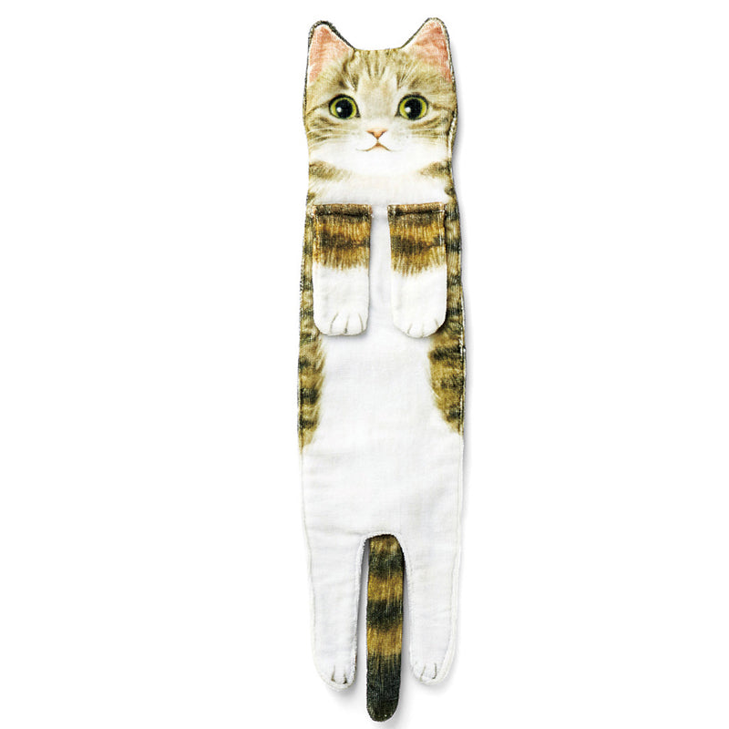 PurrTowel – Schattige kattenhanddoek | 1+1 GRATIS