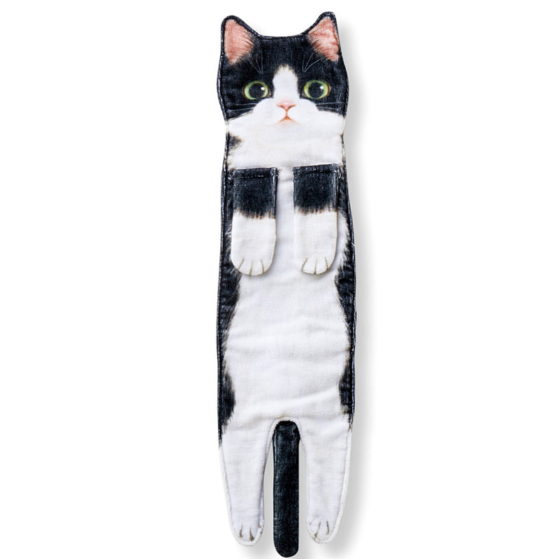 PurrTowel – Schattige kattenhanddoek | 1+1 GRATIS