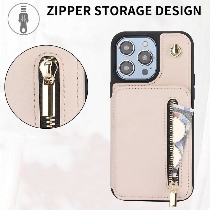 SafeCarry – PU-lederen RFID-beschermhoes met ritssluiting | 50% KORTING