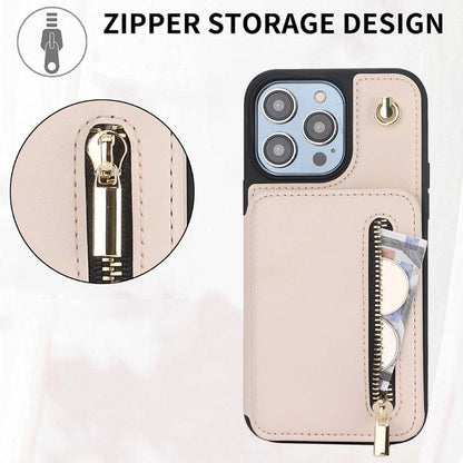 SafeCarry – PU-lederen RFID-beschermhoes met ritssluiting | 50% KORTING