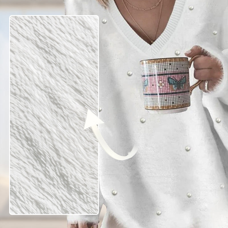 Rebecca – Oversized V-hals trui