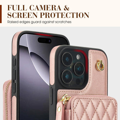 LuxeCarry – Crossbody portemonneehoesje voor iPhone | 50% KORTING