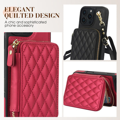 LuxeCarry – Crossbody portemonneehoesje voor iPhone | 50% KORTING