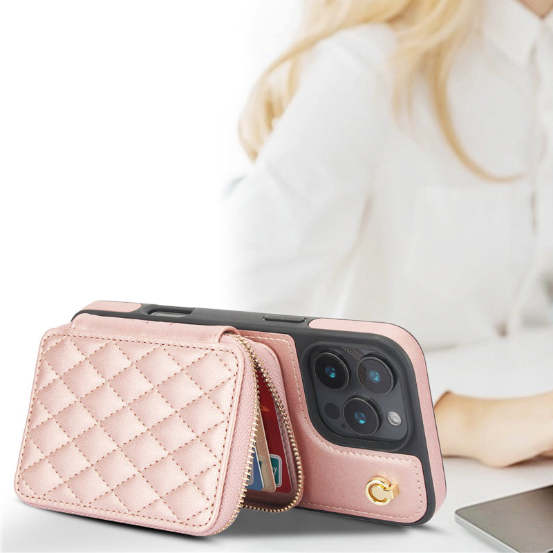 LuxeCarry – Crossbody portemonneehoesje voor iPhone | 50% KORTING