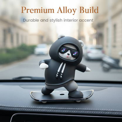 SkateBear – Grappig skateboardbeertje als auto-ornament | 1+1 GRATIS