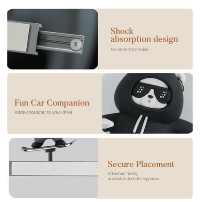 SkateBear – Grappig skateboardbeertje als auto-ornament | 1+1 GRATIS