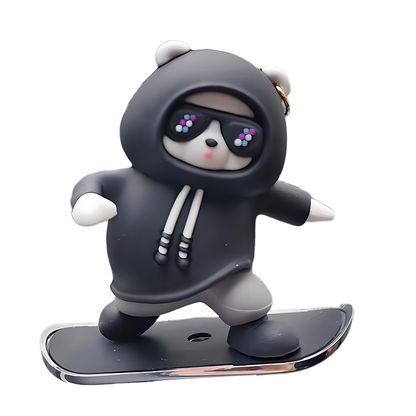 SkateBear – Grappig skateboardbeertje als auto-ornament | 1+1 GRATIS