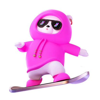 SkateBear – Grappig skateboardbeertje als auto-ornament | 1+1 GRATIS