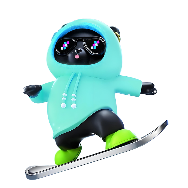 SkateBear – Grappig skateboardbeertje als auto-ornament | 1+1 GRATIS